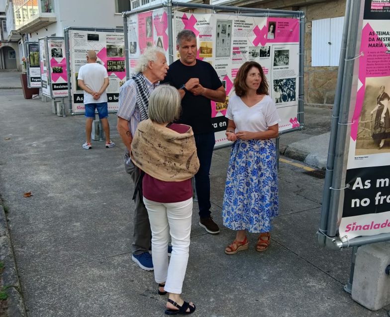 Corcubión acolle a exposición da Deputación “Sinaladas”, que difunde a loita das mulleres galegas no século XX