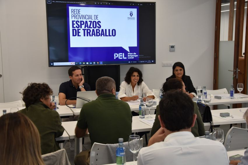 Ames acolle o V Encontro de coordinación da Rede Provincial de Espazos de Traballo Colaborativo da Deputación da Coruña
