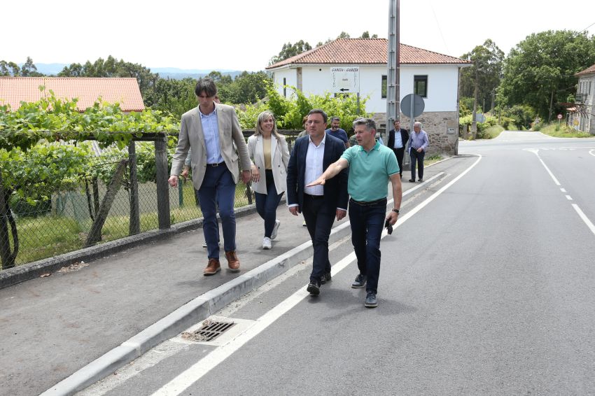 A Deputación mellora a seguridade peonil en Vedra