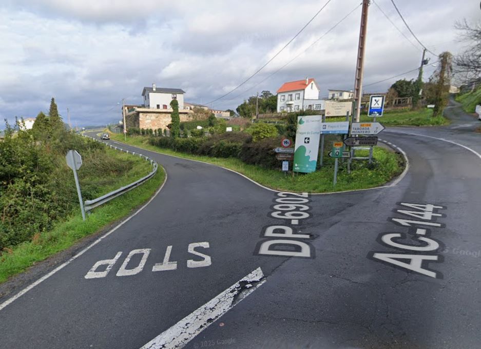 A Deputación da Coruña inicia as obras de mellora do firme na estrada provincial DP 6902, en Pontedeume