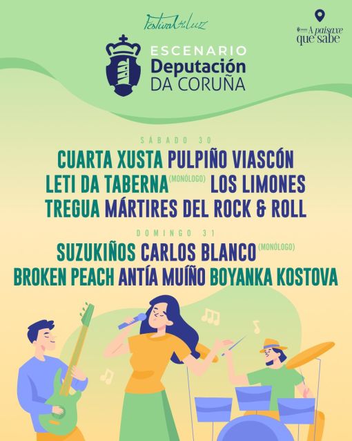 A Deputación estará un ano máis no Festival da Luz con showcookings, mercado e escenario propios