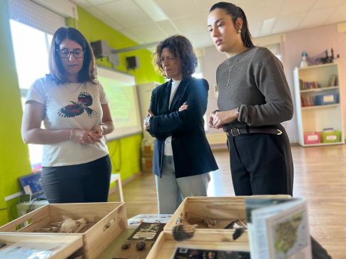 A Deputación promove en Noia a sensibilización ambiental entre o alumnado de Primaria cun obradoiro sobre aves nocturnas