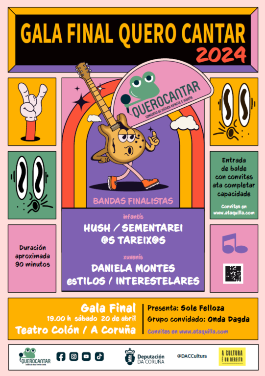 O concurso ‘Quero Cantar’ 2024 elixirá gañadores/as na Gala do Teatro Colón o sábado 20 de abril