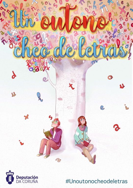 ‘Un outono cheo de letras’, a campaña da Deputación para fomentar a lectura e o libro galego