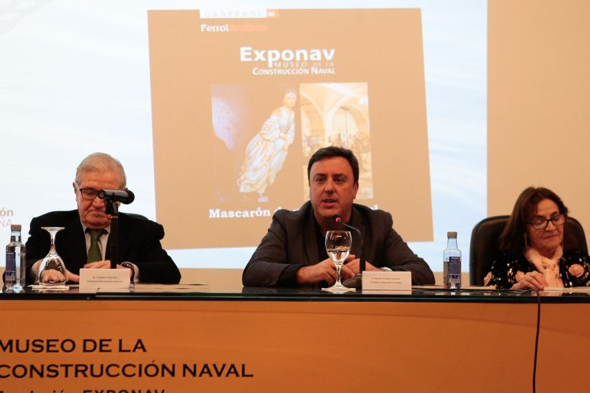 Formoso subliña o “valor único” de Exponav para “mostrar ao mundo a experiencia e a tradición centenaria da construcción naval de Ferrolterra”   