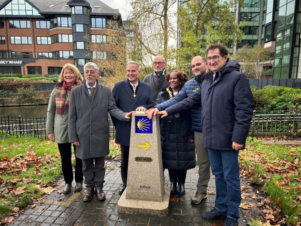 A Deputación impulsa o tramo sur do Camiño Inglés coa inauguración de dúas mouteiras en Reading e Winchester