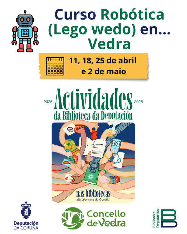 Curso Robótica Lego Wedo en Vedra