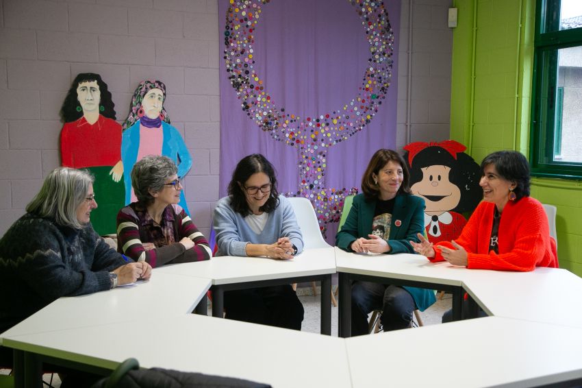 Sol Agra reivindica en Santiago o valor dos patios inclusivos como ferramenta para avanzar na igualdade
