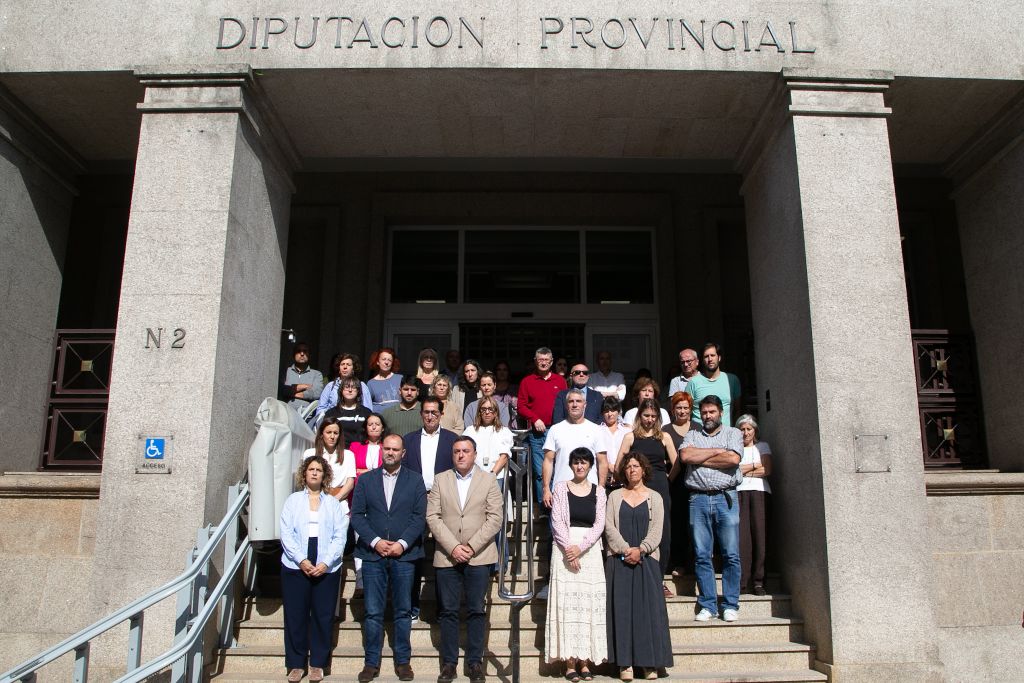 A Deputación da Coruña súmase ao minuto de silencio en solidariedade coa poboación de Gaza