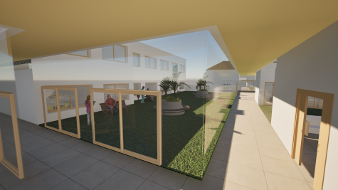 Valentín González Formoso visita nas Pontes as obras da primeira residencia de saúde mental de Ferrolterra, que comezará a funcionar en 2027