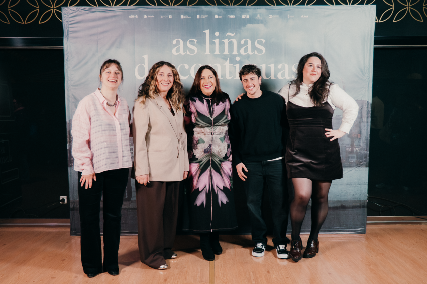 A Deputación reafirma o seu apoio á cultura coa colaboración no filme 'As liñas descontinuas'