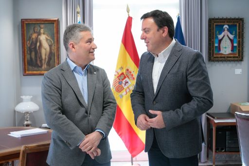Formoso e o reitor da UDC analizaron vías de colaboración entre a Deputación e a Universidade