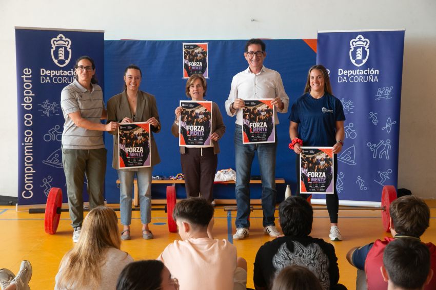 A Deputación da Coruña leva ao IES Rego de Trabe de Culleredo o programa “Forza e Mente” para promover o deporte e a saúde emocional na adolescencia