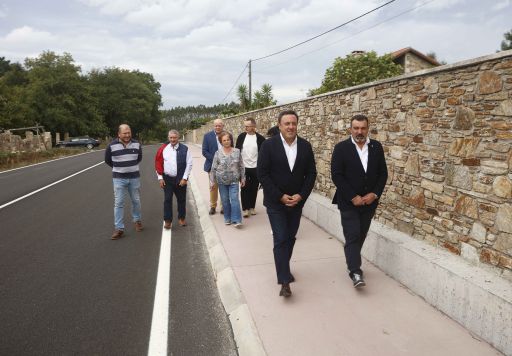 A Deputación da Coruña culmina as obras de mellora da estrada DP-4701 en Mesía cun investimento de máis de 2,1 millóns de euros