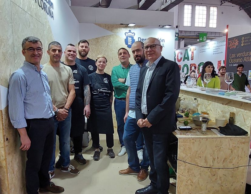 Produtores e produtoras de “A provincia que sabe” salientan o éxito de contactos comerciais no Fórum Gastronómic de Barcelona