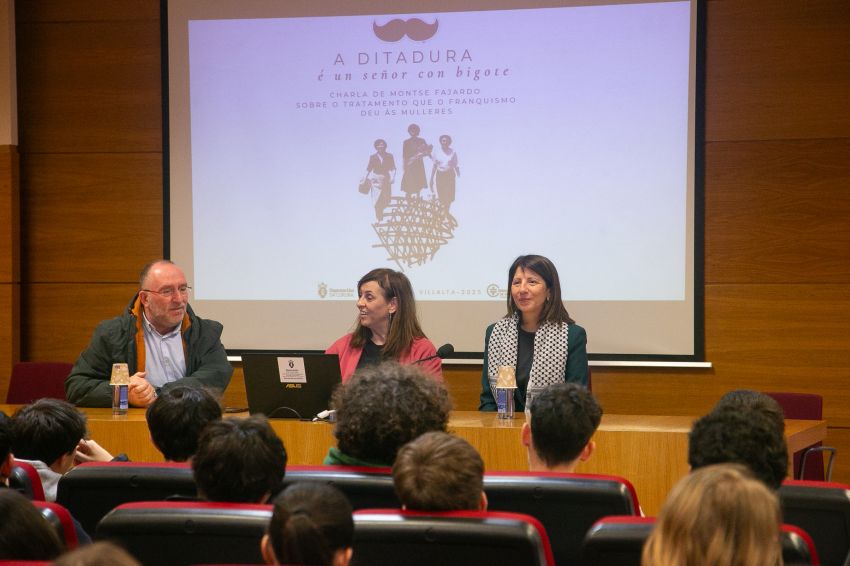 Sol Agra pon en valor o uso da memoria histórica para educar en igualdade a través do proxecto ‘A ditadura é un señor con bigote’, gañador do Luísa Villalta 2025