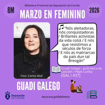 Marzo en feminino: Guadi Galego
