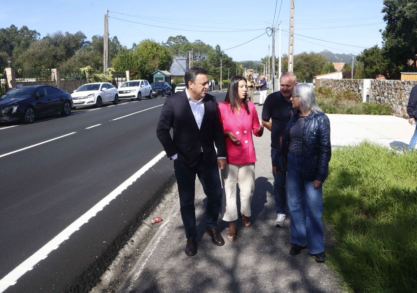 Valentín González Formoso destaca en Aguiño o papel da pesca e do marisqueo como motores da economía de Ribeira