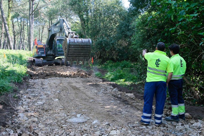 A Deputación da Coruña comeza as obras do aparcadoiro en Balarés