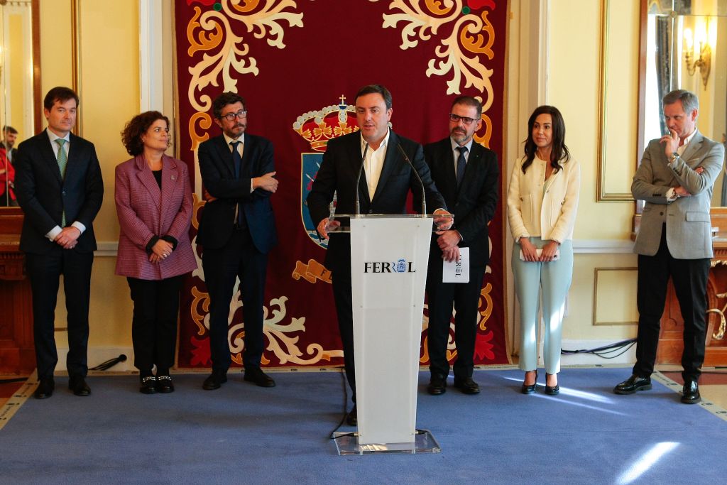 Formoso agradece “a implicación de Pardo de Vera” para financiar con fondos FEDER a conexión ferroviaria co porto exterior de Ferrol
