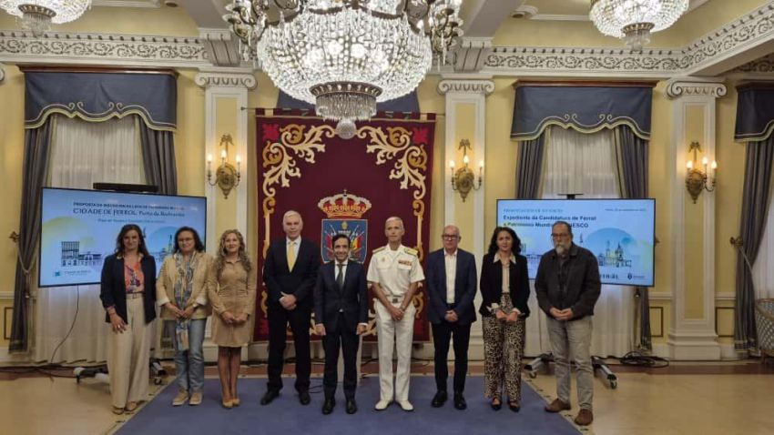 Ferrol avanza na candidatura a Patrimonio mundial da UNESCO grazas ao apoio da Deputación