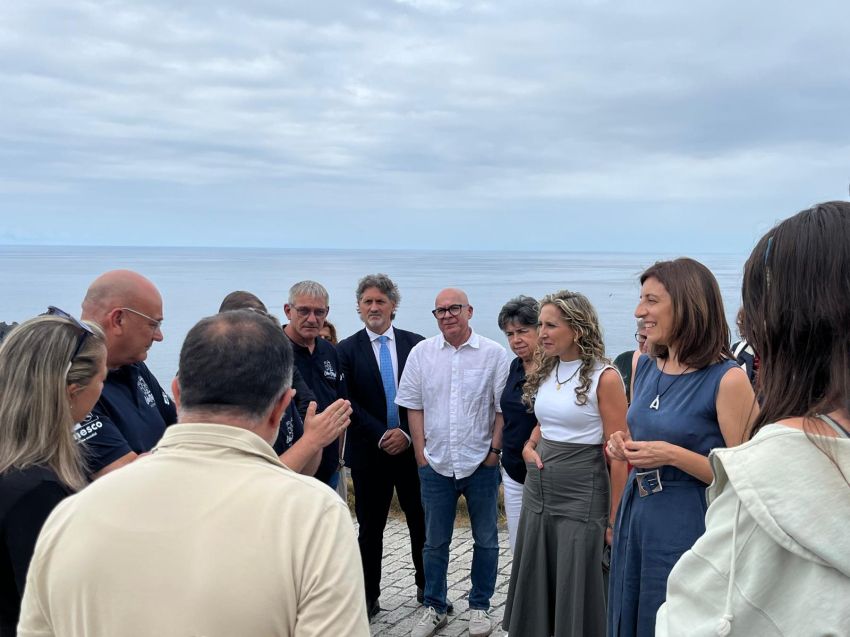 O vicepresidente da Deputación da Coruña reafirma o compromiso da institución co Xeoparque Cabo Ortegal durante a visita dos avaliadores da UNESCO