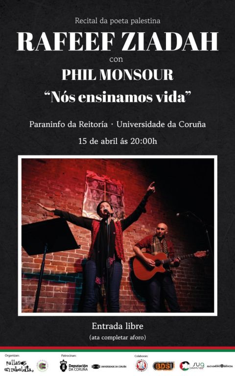 A aclamada poeta palestina Rafeef Ziadah chega á Coruña coa súa poesía que “ensina vida”