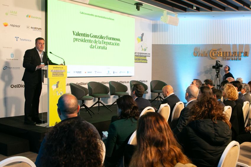 Valentín González Formoso defende no foro “Galicia Sostenible” o papel protagonista de Galicia na transición ecolóxica