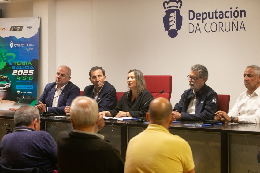 O Rally Terra de Galicia percorrerá 375 quilómetros e sete concellos co apoio da Deputación da Coruña