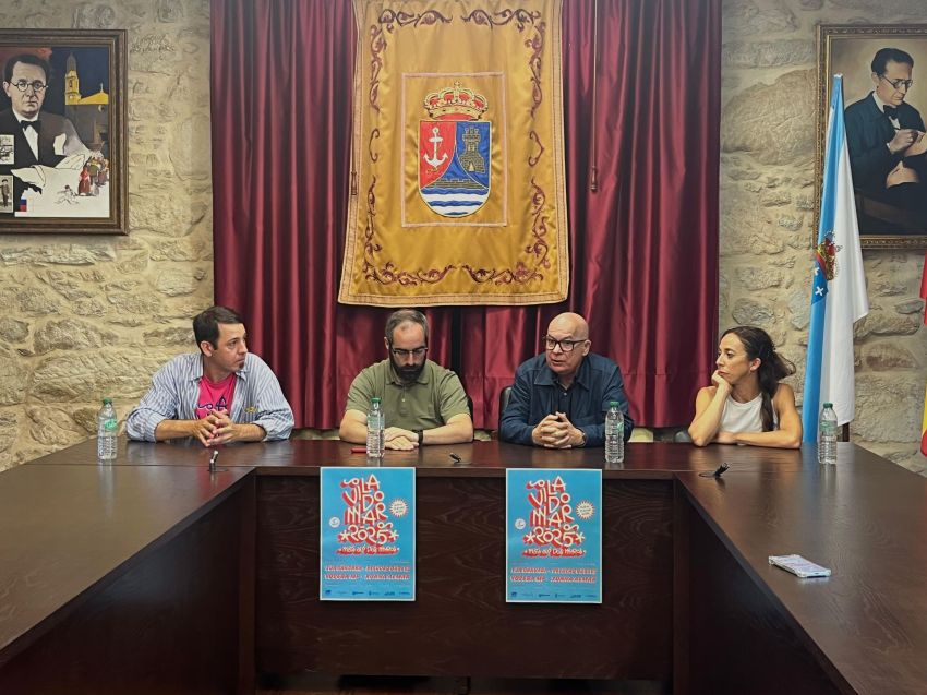 Regueira presenta en Rianxo o Festival Viladomar, máis alá dos muros, que reafirma o seu compromiso co muralismo galego, a creación colectiva e a posta en valor do territorio