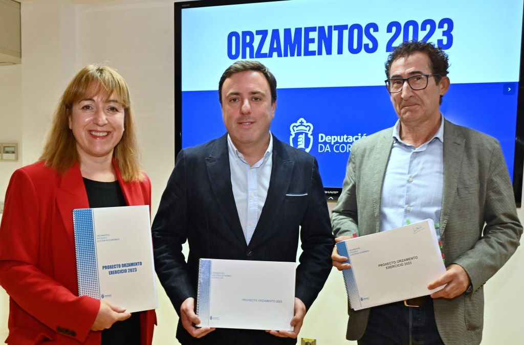 A Deputación da Coruña presenta  un orzamento de 207,2 millóns de euros centrado na creación de emprego, a protección social e a loita contra o despoboamento do rural