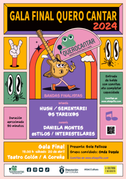 O concurso ‘Quero Cantar’ 2024 elixirá gañadores/as na Gala do Teatro Colón o sábado 20 de abril