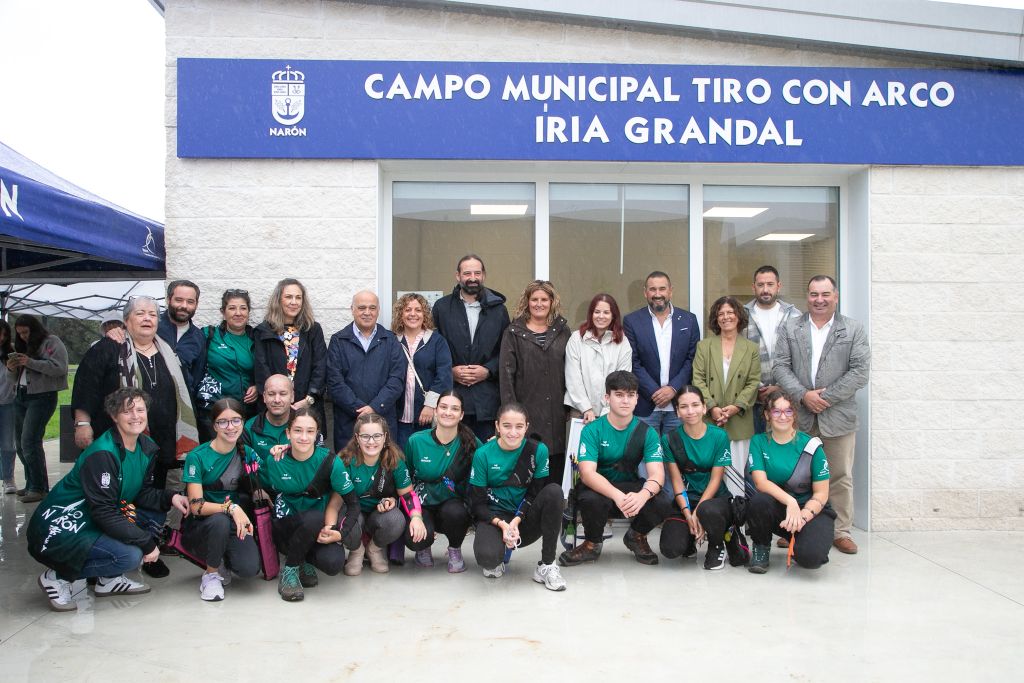 Narón inaugura o novo campo de tiro con arco 