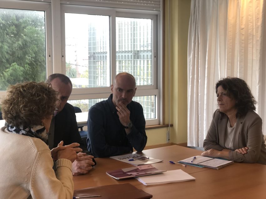 A Deputación destaca o labor de intermediación laboral de COGAMI durante a visita ás súas instalacións no edificio da Milagrosa
